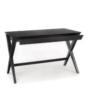 Waterloo Wooden Laptop Desk With 1 Drawer In Black