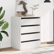 Amarillo Wooden Chest OF 4 Drawers In White