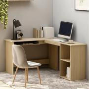 Aberdeen Wooden Laptop Desk Corner In Sonoma Oak