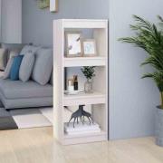 Jupiter Wooden Bookcase With 3 Compartments In White