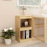 Jupiter Wooden Bookcase With 2 Compartments In Natural