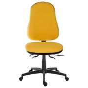 Earlville Fabric Home And Office Chair In Yellow