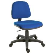 Earlville Fabric Home And Office Chair With No Arms In Blue