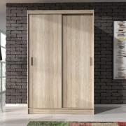 Waldorf Wooden Small Wardrobe With 2 Sliding Doors In Sonoma Oak