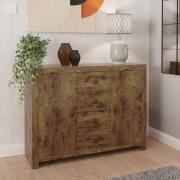 Jawcraig Sideboard With 2 Doors 4 Drawers In Mango Wood Effect