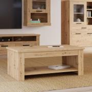 Caneadea Wooden Coffee Table in Artisan Oak