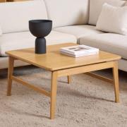 Elkhorn Wooden Coffee Table Square In Oak