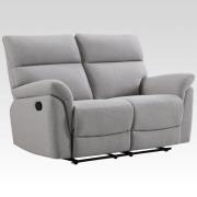 Payson Fabric Recliner 2 Seater Sofa In Ash